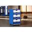 Rollcontainer Beppo B: 35 cm Kiefer Massiv - Blau/Weiß, Basics, Holz/Kunststoff (35/65/40cm) Rollcontainer Beppo B: 35 cm Kiefer Massiv - Blau/Weiß, Basics, Holz/Kunststoff (35/65/40cm)