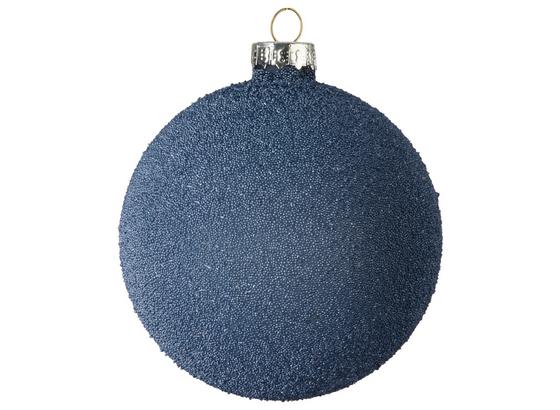 Guľa Na Vianočný Stromček Lena - modrá, sklo (8cm) - Mömax modern living Guľa Na Vianočný Stromček Lena - modrá, sklo (8cm) - Mömax modern living