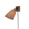 Wandleuchte Java/W/N/15/N - Naturfarben, Trend (15/15/22cm) - Good & Mojo