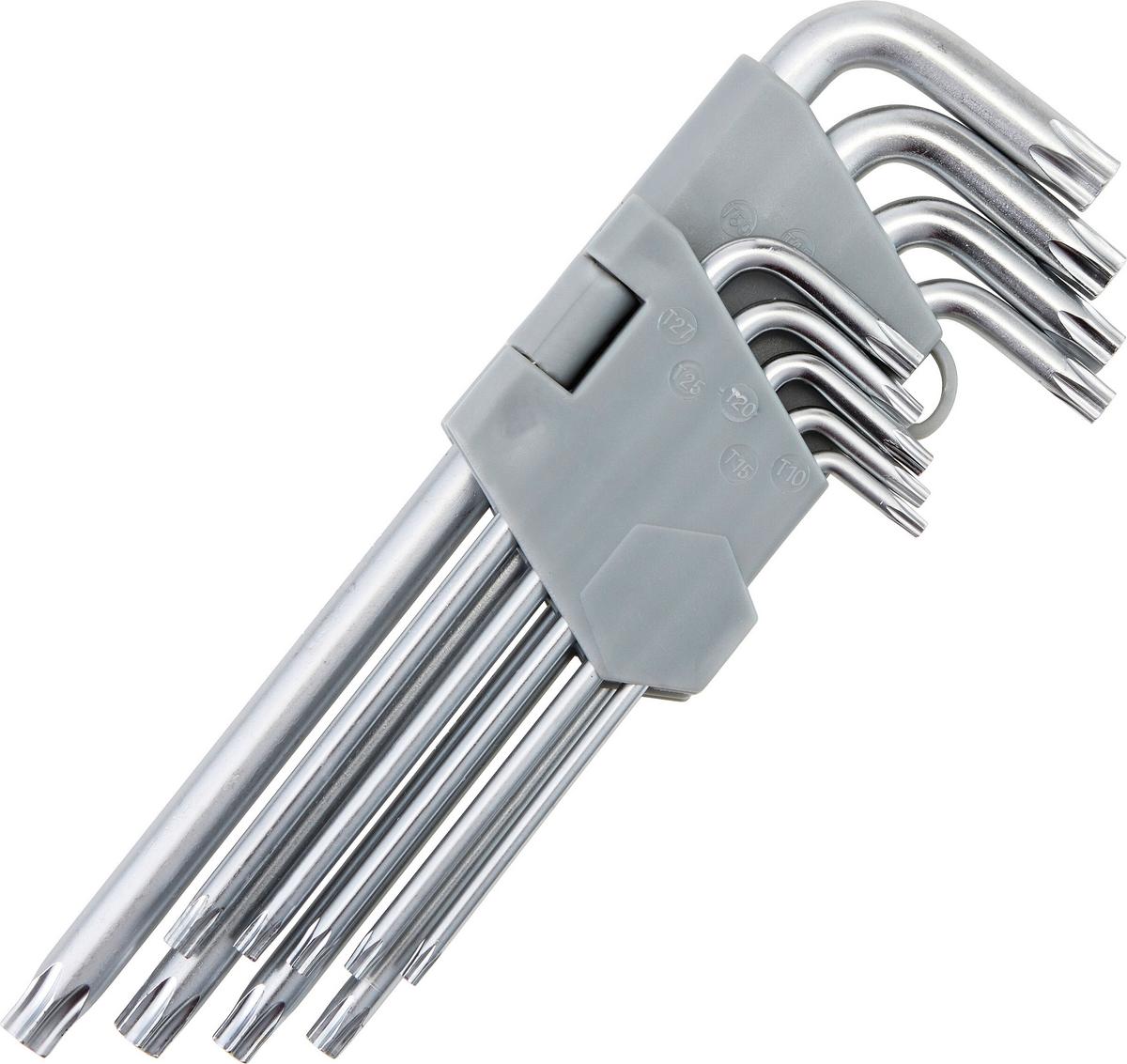 Inbus-schlüsselsatz 9-tlg. T-Profil Aus Crv-Stahl - Silberfarben, KONVENTIONELL, Metall