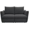 2-Sitzer-Sofa Looks Dunkelgrau B: 180 cm - Dunkelgrau, Design, Textil (180/100/97cm) - LOOKS by W.Joop