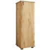 CD-Regal Engalo Eiche Dekor B: 31 cm - Honigeiche/Schwarz, Design, Holzwerkstoff (31/93/31cm) - MID.YOU