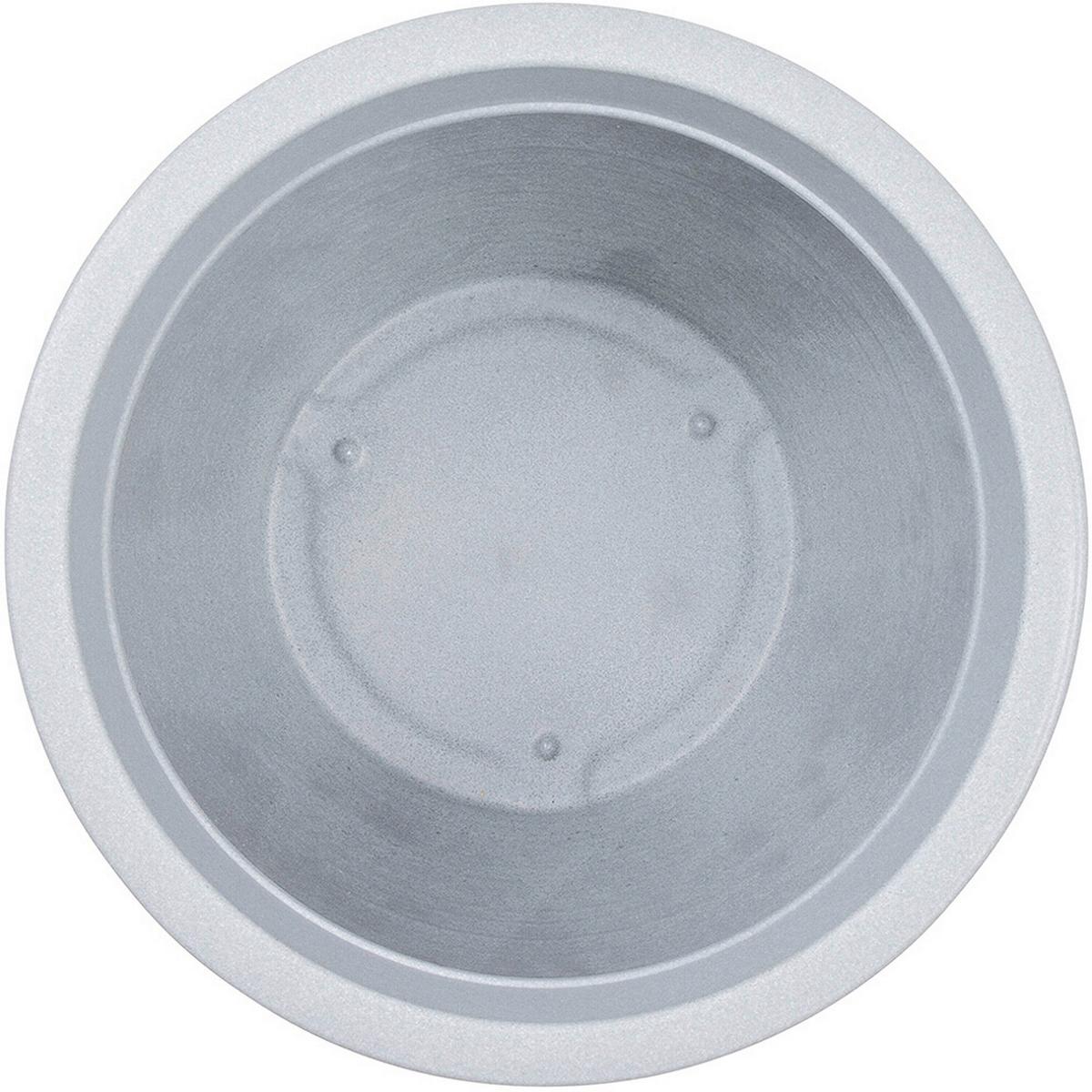 Pflanzentopf Grau D: 43 cm Grau - Grau, Basics, Kunststoff (43/36cm) - Siena Garden