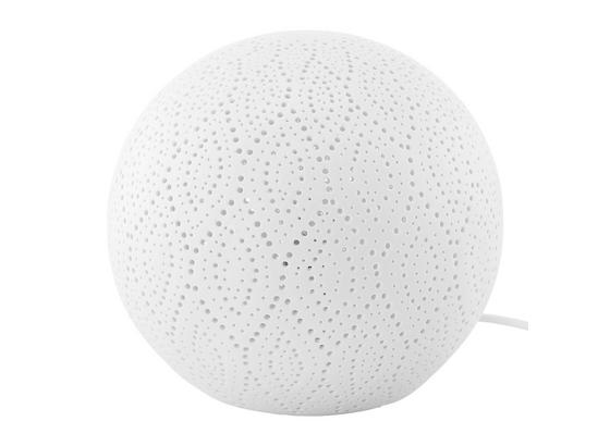Stolová Lampa Askja Ø: 21cm, 25 Watt - biela, keramika (21/19cm) Stolová Lampa Askja Ø: 21cm, 25 Watt - biela, keramika (21/19cm)