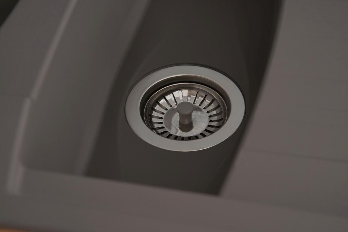 Spüle Respekta Boston Kunststein Bxt: 100x50 cm - Grau, Trend, Glas/Kunststoff (100/20/50cm) - Respekta