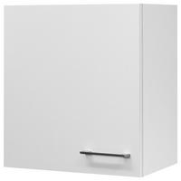 Horní kuchyňská skřiňka NEO - bílá/barvy nerez oceli, Moderní, kov/kompozitní dřevo (50/54/32cm) - FlexWell