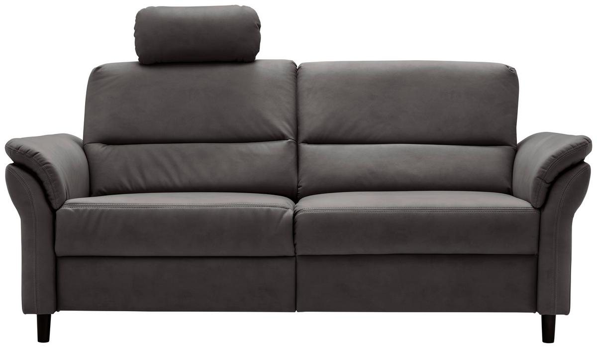 3-Sitzer-Sofa Cavoli, Anhrazit B: 192 cm - Anthrazit/Schwarz, MODERN, Textil (192/90/89cm) - Livetastic