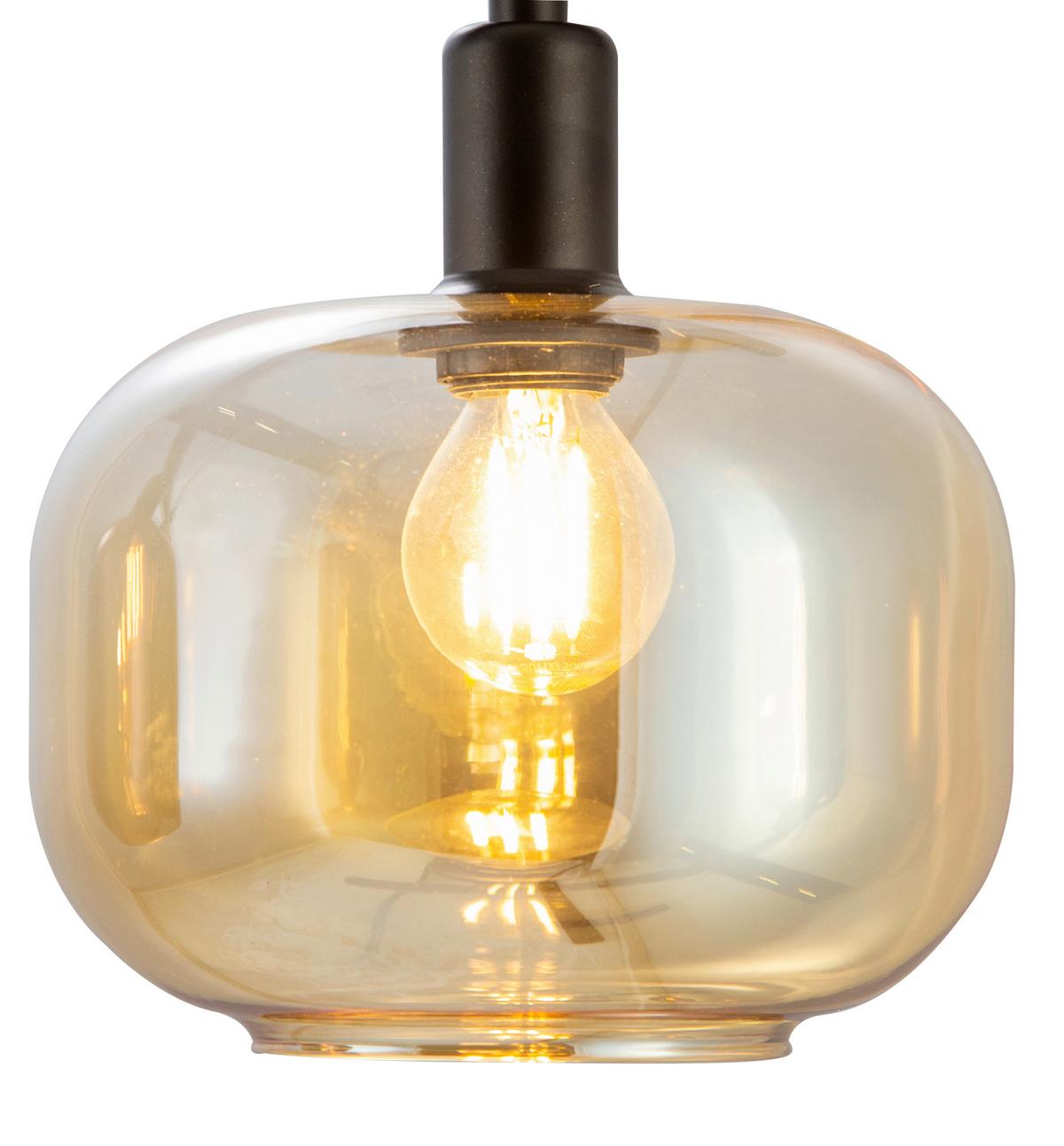 Deckenleuchte 60170408  Telesto - Braun/Grau, Trend, Glas (70/29,5/23cm) - Globo