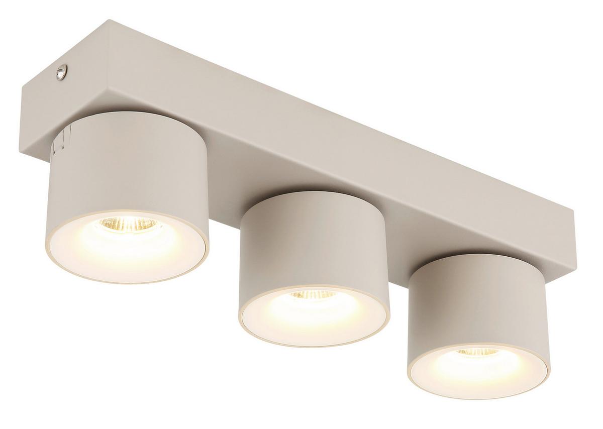 Led Reflektor 56961-3s Rae - homokszínű/fehér, Design, műanyag/fém (33/7.2/12cm) - Globo