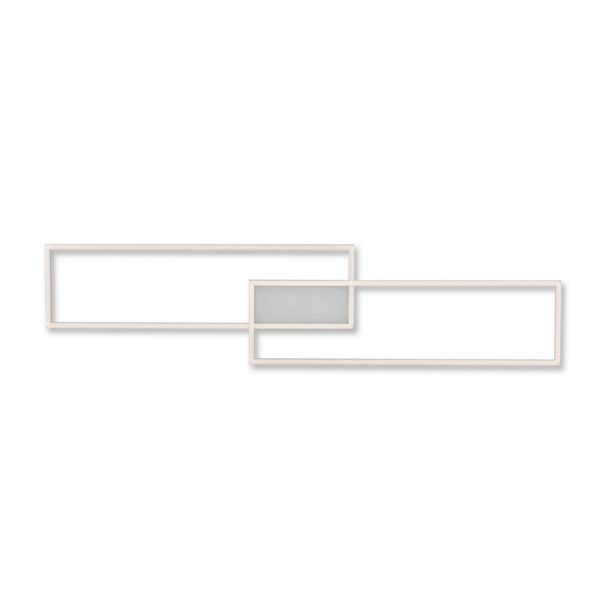 Led-deckenleuchte L: 109,5 Cm Mit 3 Helligkeitsstufen - Silberfarben, Basics, Kunststoff/Metall (109,5/25,5/6cm)