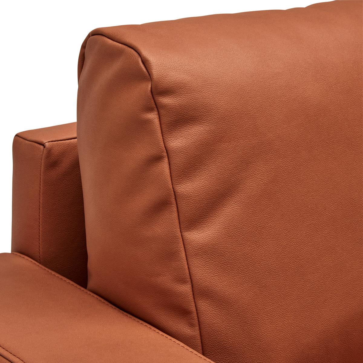 Dvoumístná pohovka CUSTOM, rezavá - černá/rezavá, Moderní, kov/textil (150/85/92cm) - Mömax