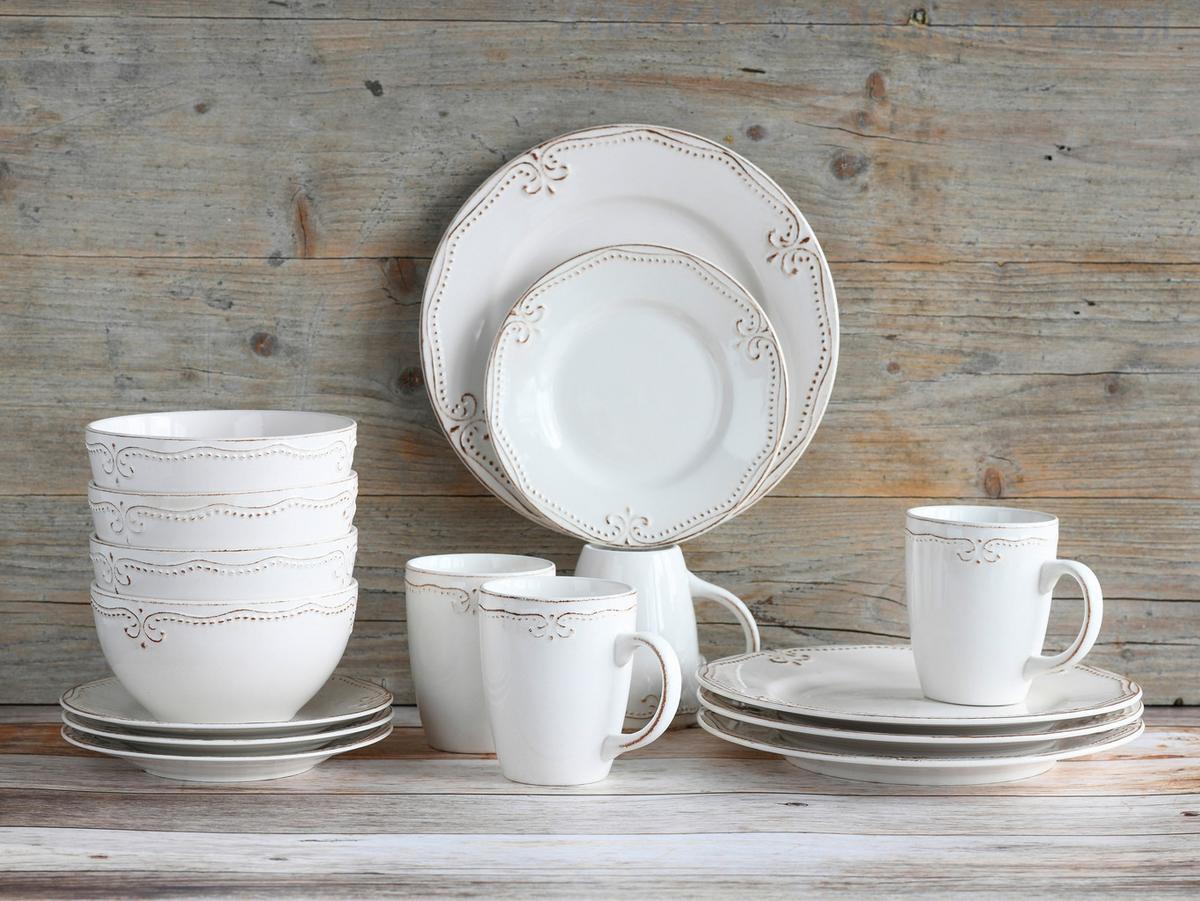 Kombiservice Keramik 4 Perosnen Geschirr Set - Multicolor, Keramik - Creatable