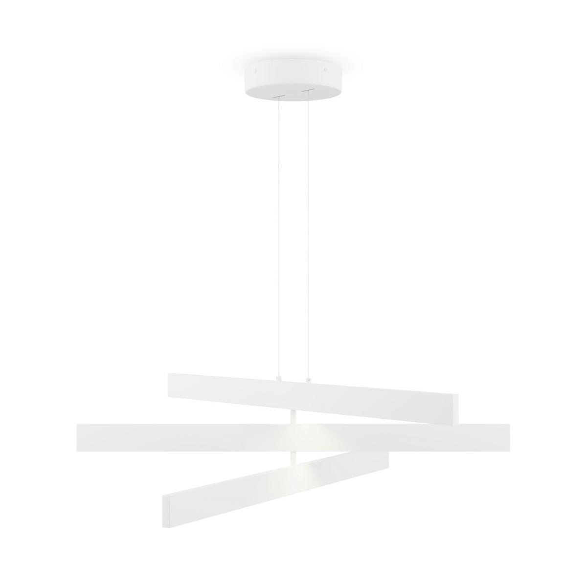 Pendelleuchte Origami - Weiß, Trend, Metall (80/20,5cm) - MAYTONI