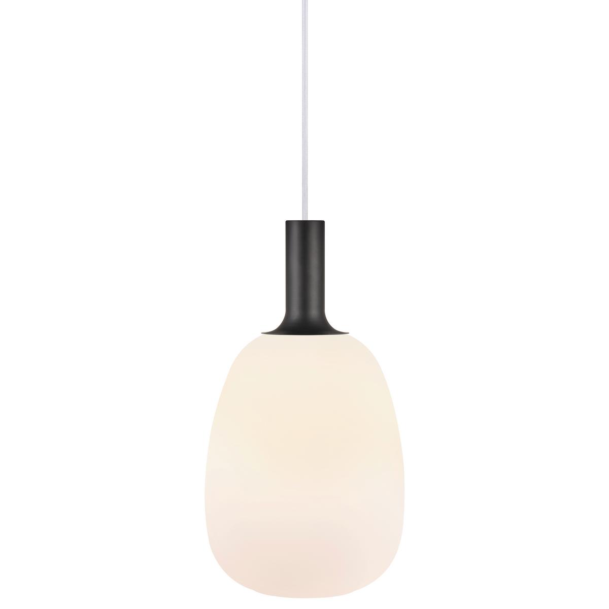 Hängeleuchte Alton Schwarz Messingfarben - Messingfarben/Schwarz, Basics, Glas/Metall (43/343cm) - Nordlux