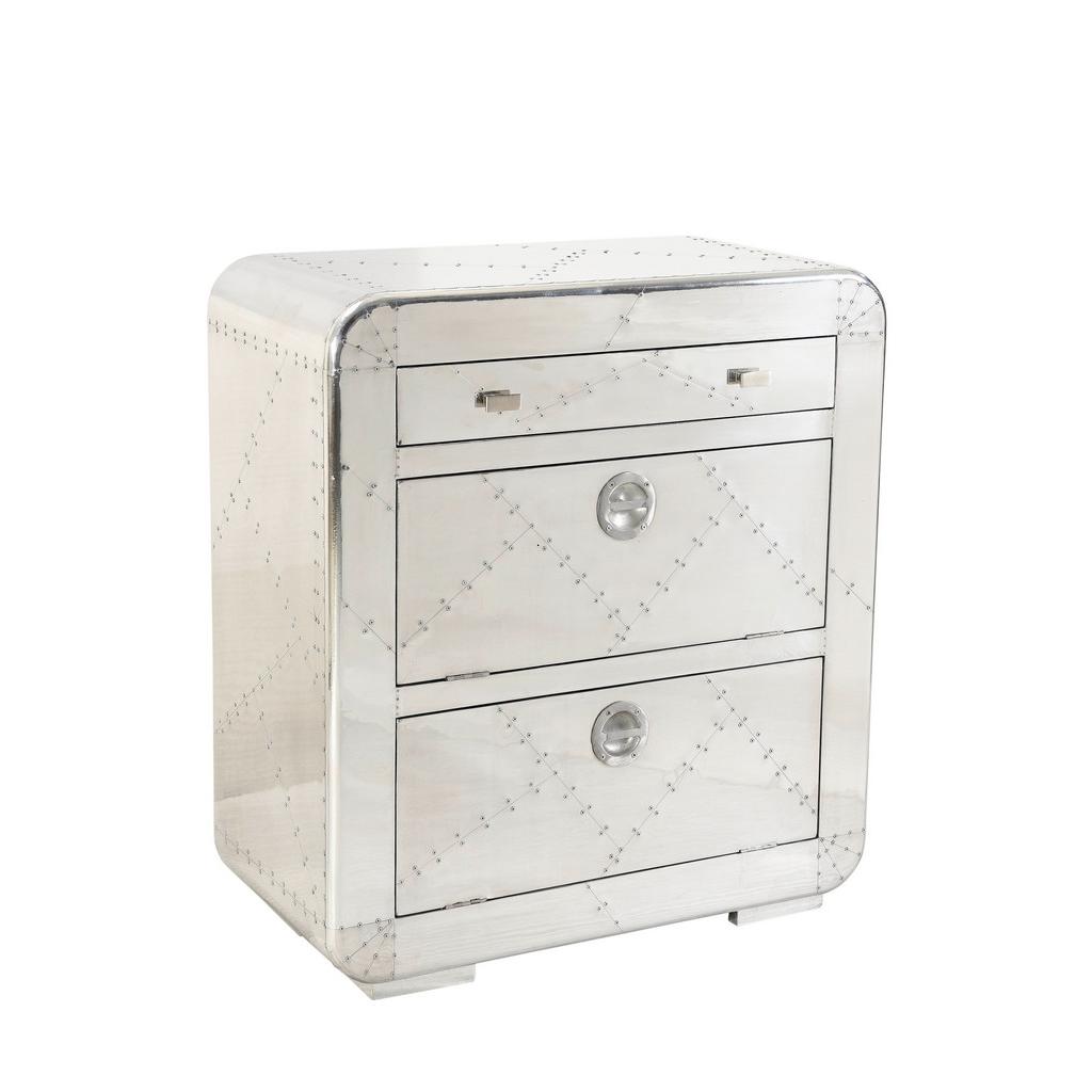 SCHUHSCHRANK Silberfarben B: 85cm