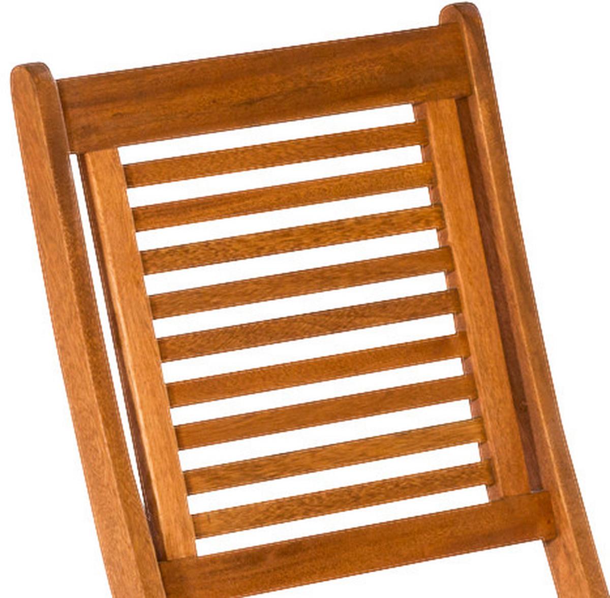 Gartensessel 2er-set Klappbar Cordoba Echtholz - Naturfarben, Basics, Holz (49/93/57cm) - Gardenson