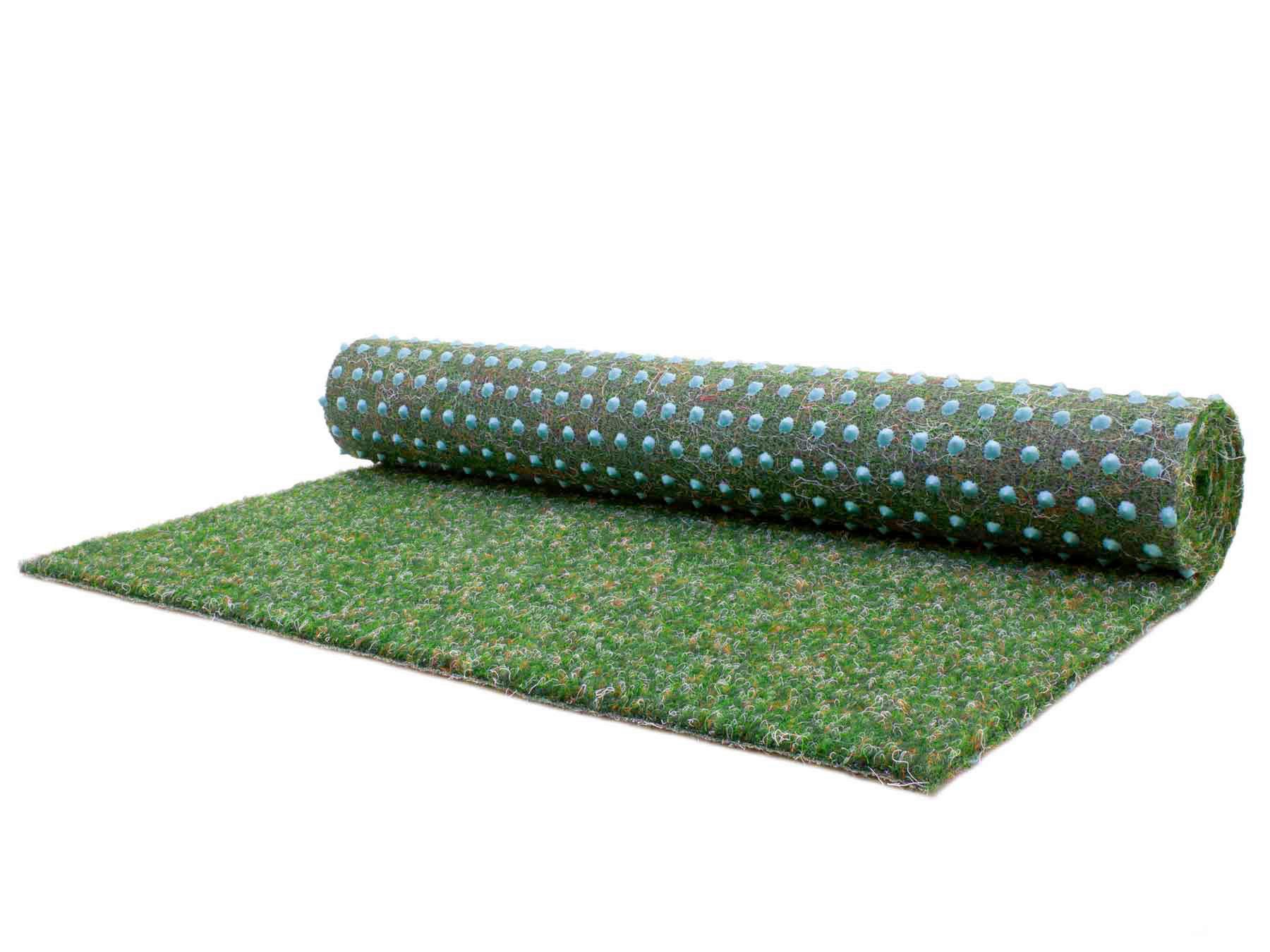 Rasenteppich Georgia Grün - Grün, Basics, Textil (133/250cm)