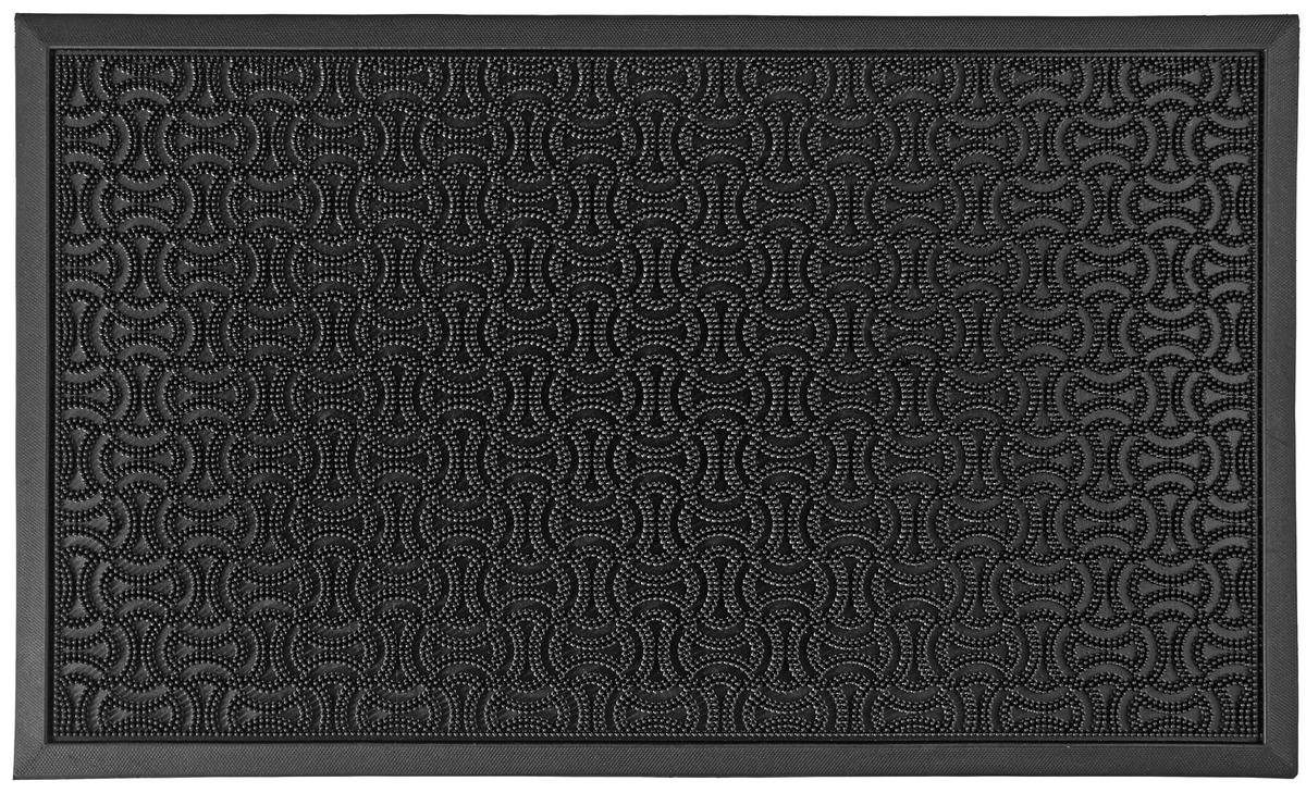 DVEŘNÍ ROHOŽKA Linus, 60/80cm, černá - černá, plast (60/80cm) - Mömax