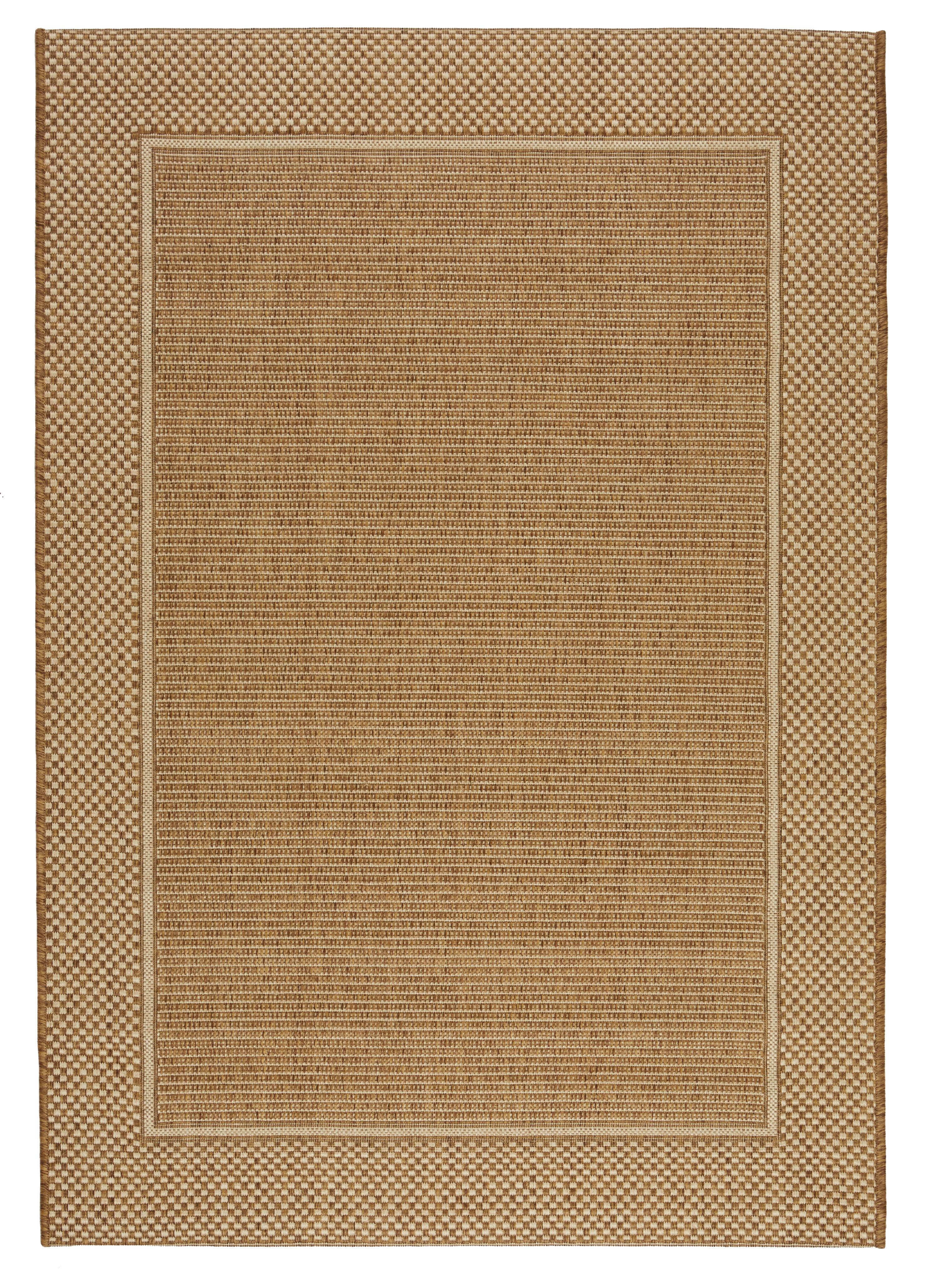Flachwebteppich Beige/Braun Paul 60x110 cm
