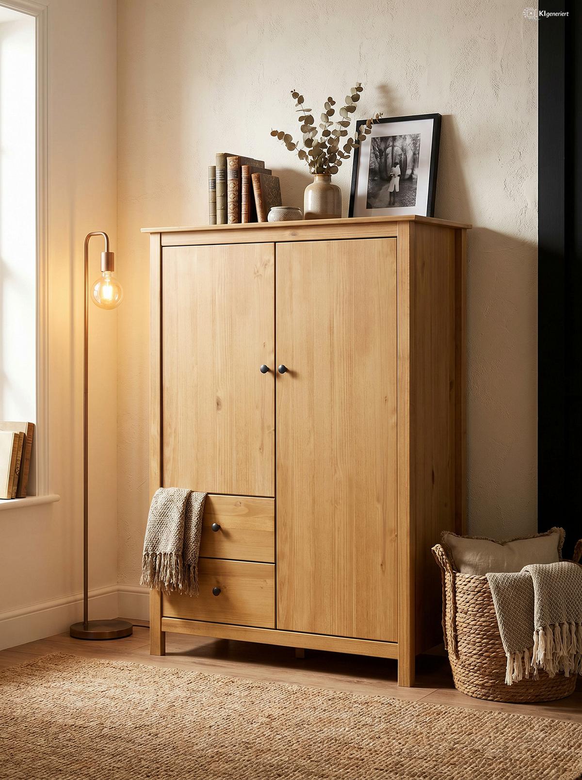 KOMMODE KOMMODE KIEFERNHOLZ 99X137 CM - Naturfarben/Honig, Basics, Holz (99/137/45cm) - Livetastic