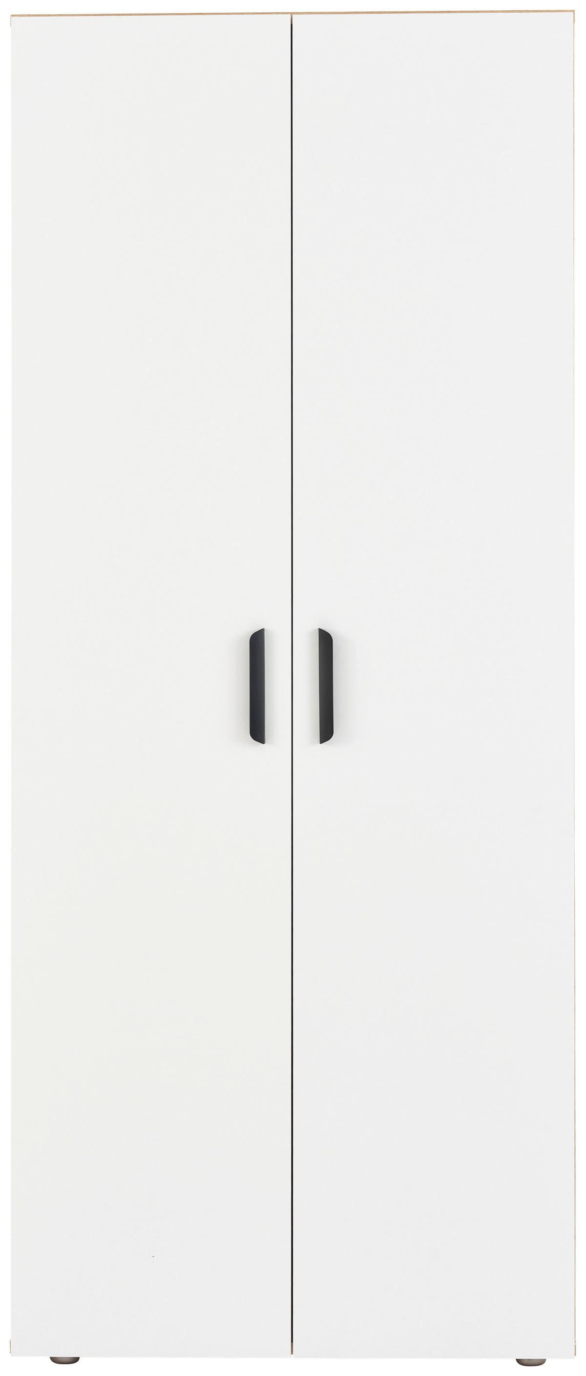 Ruhásszekrény Basic Two 2d 74/179 Cm - Artisan tölgy/fehér, Konventionell, faalapú anyag (74/179/51,9cm)