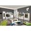 Tv - Elem Toronto - Tölgyfa/Fehér, modern, Faalapú anyag (140/53/45,2cm) - OMBRA