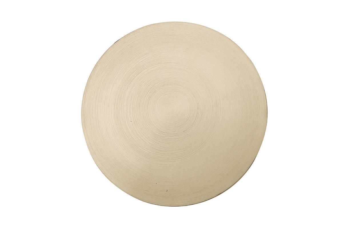 Kerzenständer Art Deco Eisen Taupe/goldfarben - Taupe/Goldfarben, Trend, Metall (20/70/20cm) - Kayoom