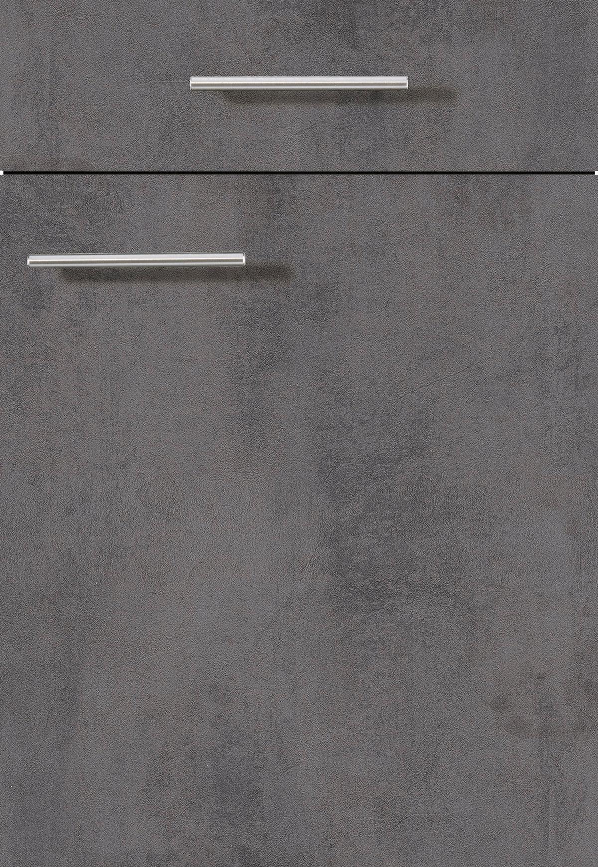 Eckküche Ip1200 - Eichefarben/Grau, Design, Holzwerkstoff (225/241cm) - Impuls