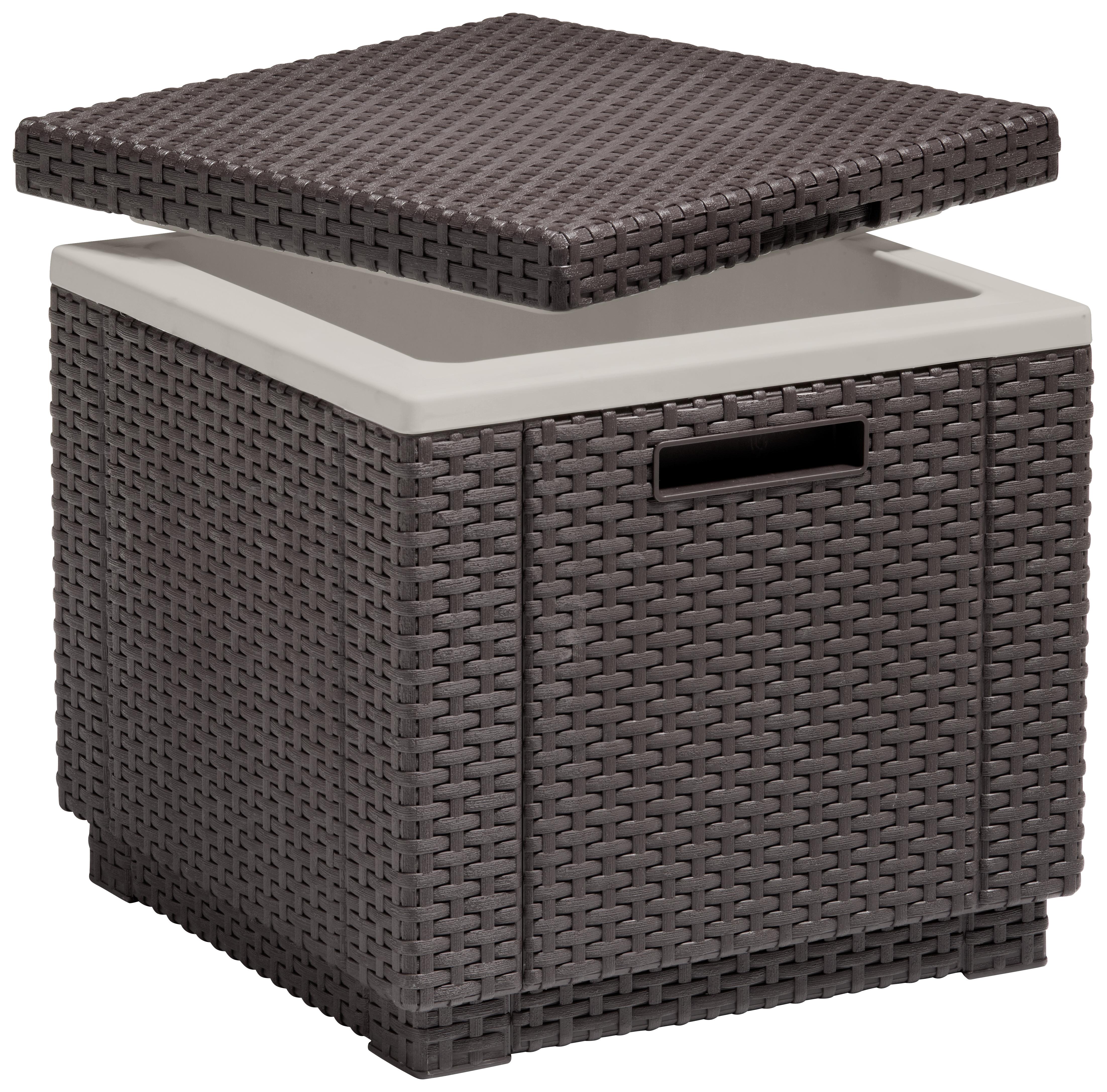 Kühlbox 40 Liter Ice Cube, Braun - Braun, MODERN, Kunststoff (42/41/42cm) - Allibert