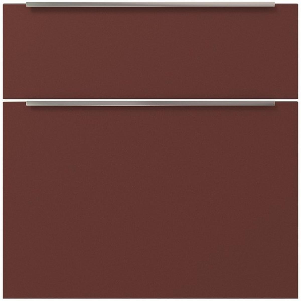 Badmöbel-set 4-tlg. Eastbourne B: Ca. 230 Cm Rot/grau - Rot/Grau, Holzwerkstoff (230cm) - Vertico
