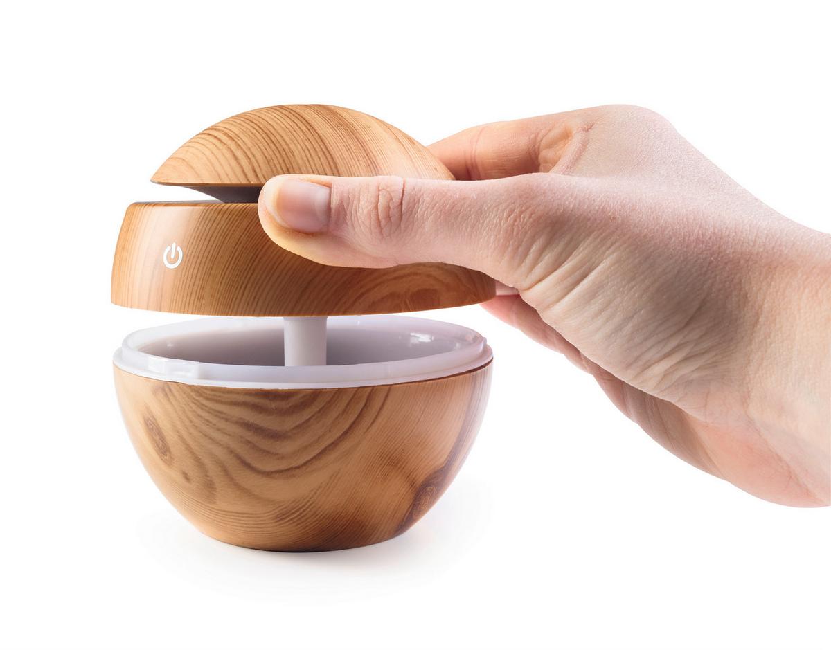 Diffuser 16489 Vitalmaxx Aroma-Diffuser - Braun, Basics, Kunststoff (9,8/9,8/9,5cm)