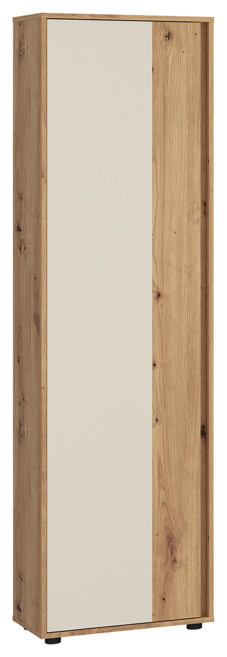 Garderobenschrank Caneva Kaschmir/Eiche Dekor B: 56cm - Kaschmir/Eiche Artisan, Basics, Holzwerkstoff (56/198/35,3cm)