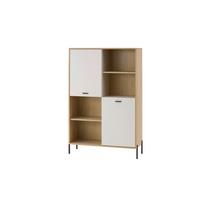Regalelement Fredericia Eichefarben Kaschmir B: 105 cm - Kaschmir/Eichefarben, Design, Holzwerkstoff (105/160/40cm) - MID.YOU