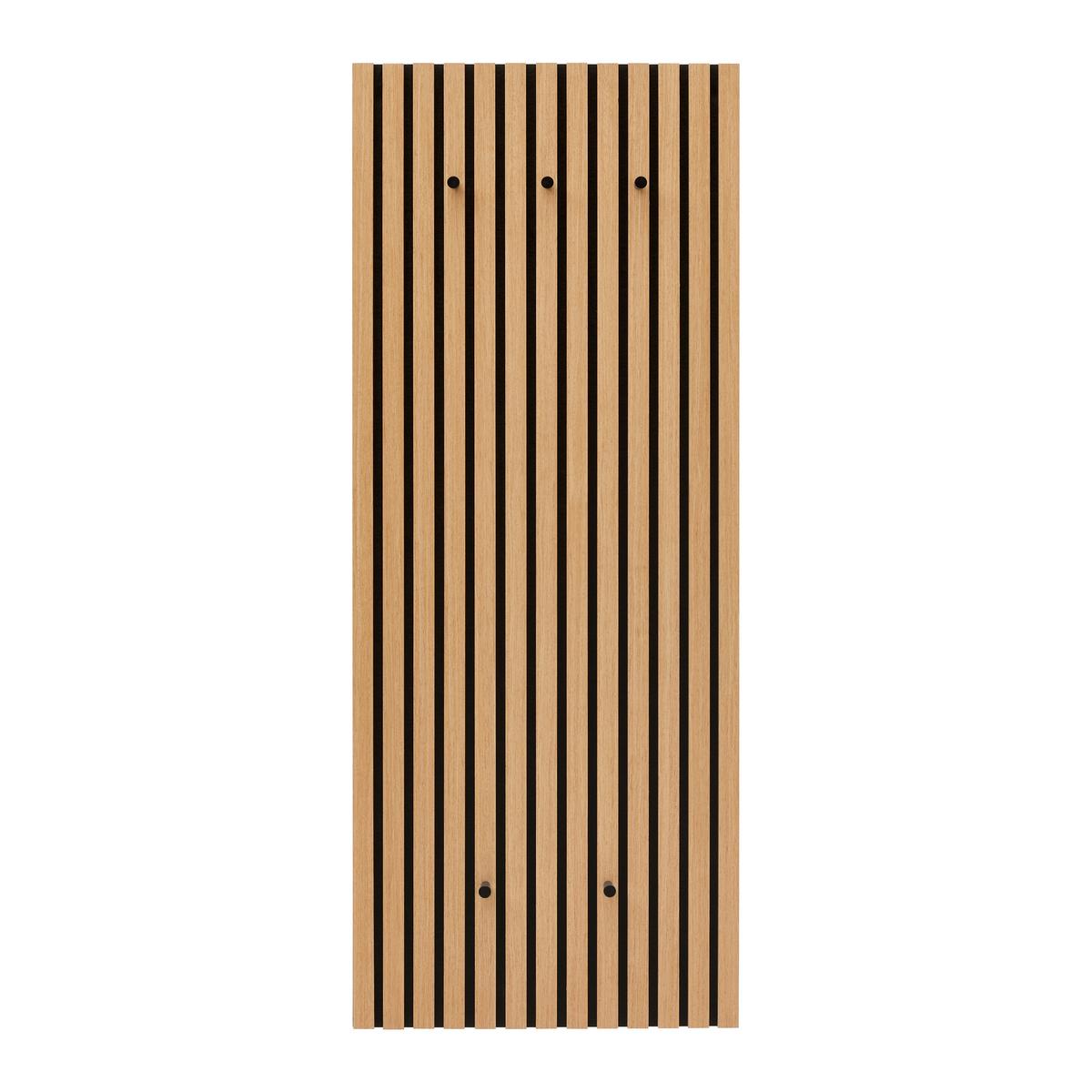 Šatní panel GRACE v dekoru dub Artisan - dub artisan, Moderní, kompozitní dřevo/textil (50/125/4cm) - Mömax