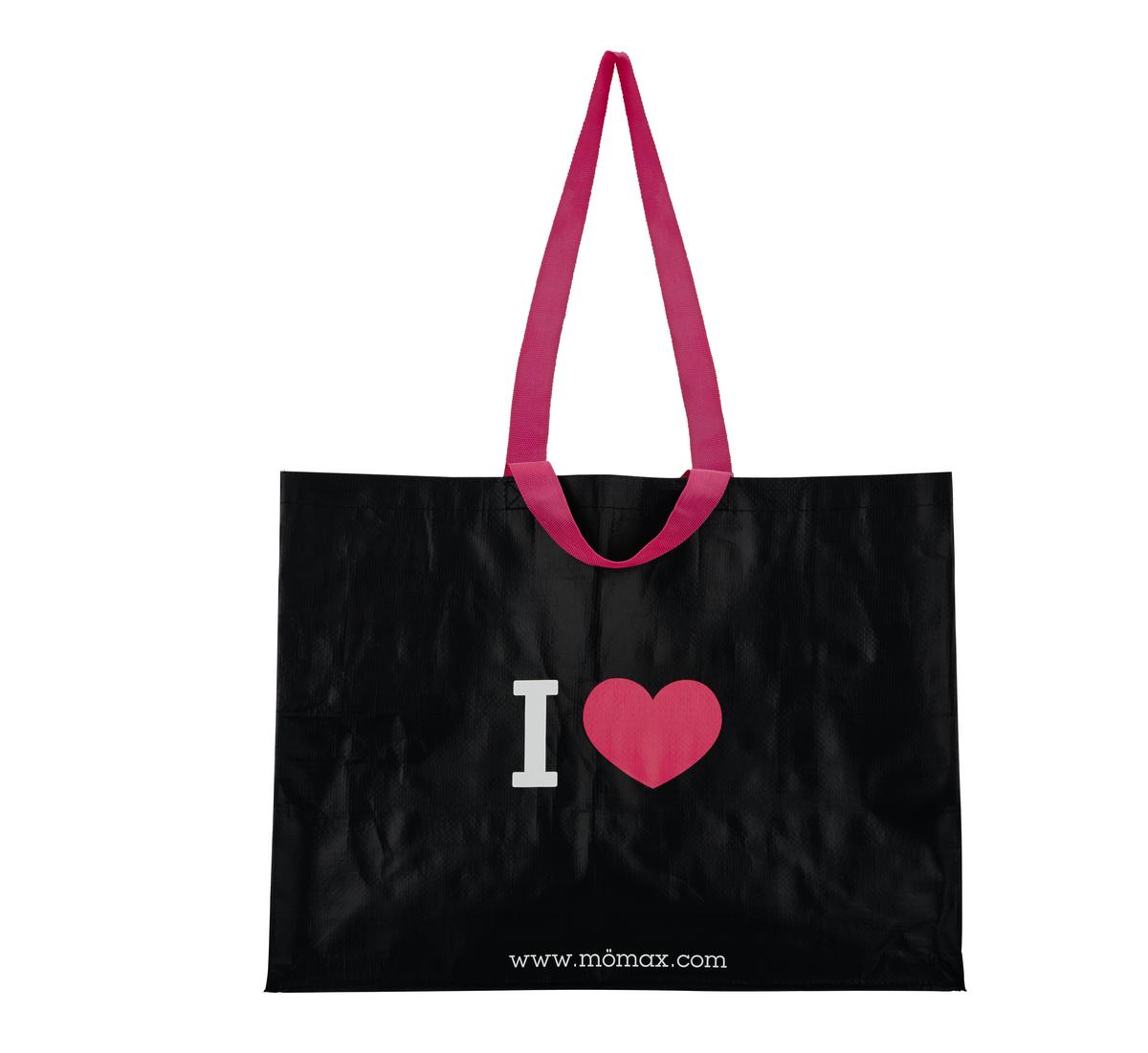 NÁKUPNÍ TAŠKA MÖMAX -EXT- -KMA- - bílá/růžová, plast (53/40/22cm) - Mömax