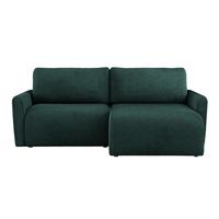 Ecksofa Josh Dunkelgrün S: 229x146 Cm - Dunkelgrün, Trend, Textil (229/146cm)
