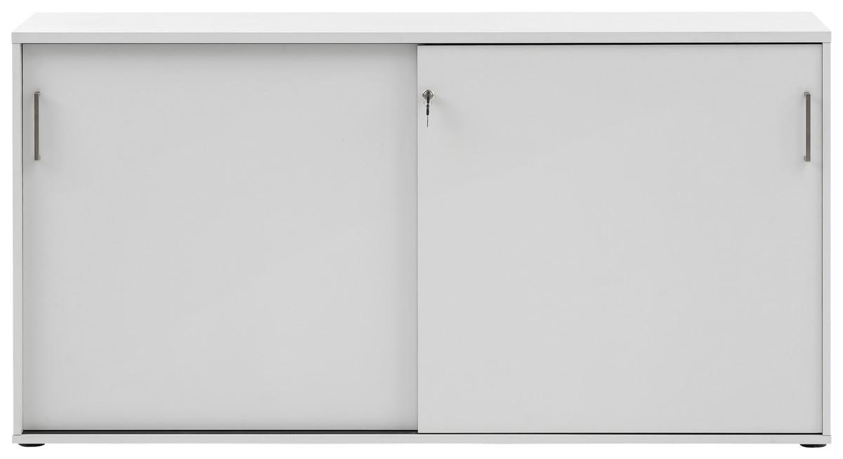 Aktenschrank Serie 1500 Hellgrau - Hellgrau, KONVENTIONELL, Holzwerkstoff (160/84,2/41cm) - MID.YOU