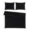 POVLEČENÍ XENIA STREIF XXL - černá, Moderní, textil (200/220cm) - Premium Living