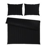 POVLEČENÍ XENIA STREIF XXL - černá, Moderní, textil (200/220cm) - Premium Living