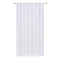HOTOVÝ ZÁVES LEO TRANSPARENT 175CM - biela, Konventionell, textil (140/175cm) - Modern Living