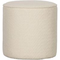 Hocker Sara Creme B: 46cm - Creme, Design, Textil (46/46/46cm) - Livetastic