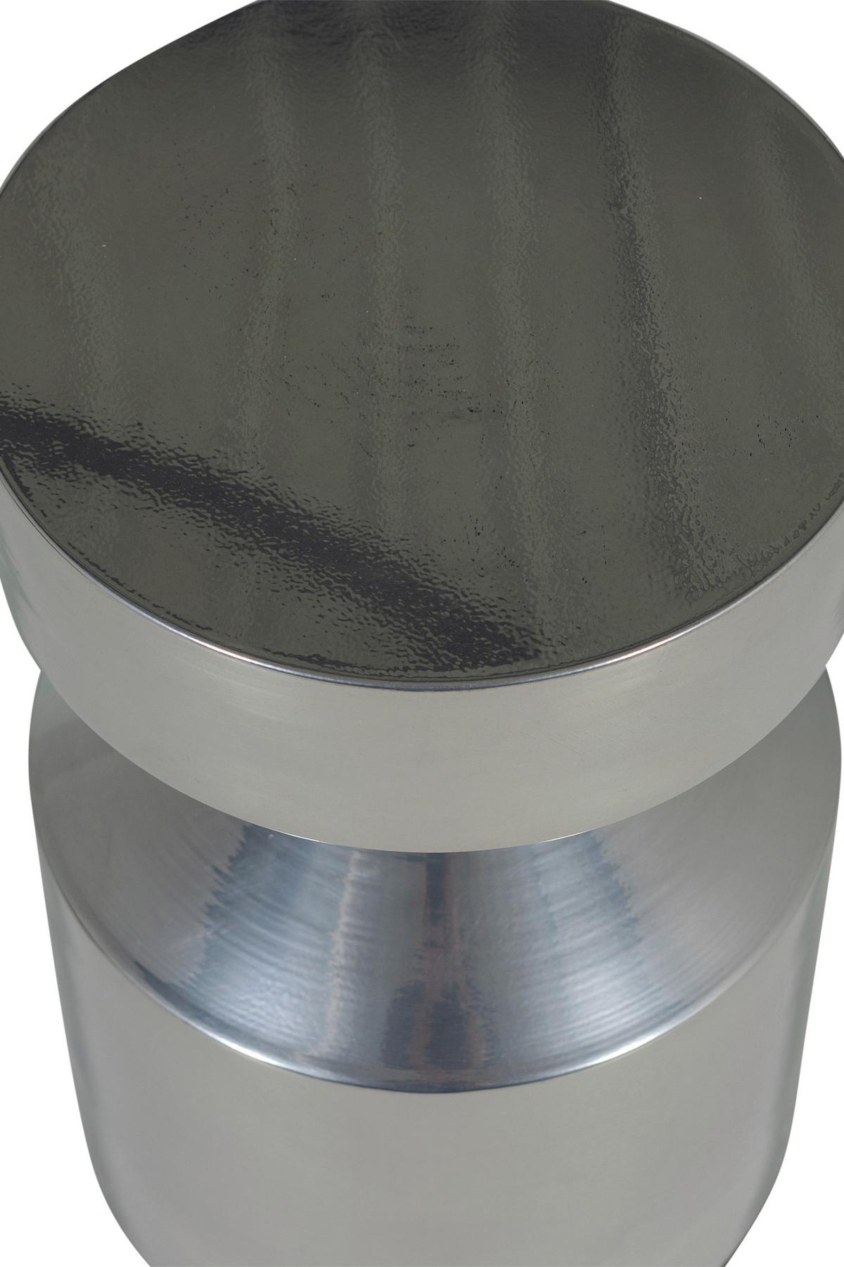 Beistelltisch Ferry Chromfarben B: 30 cm - Chromfarben, Design, Metall (30/30/47cm) - Livetastic