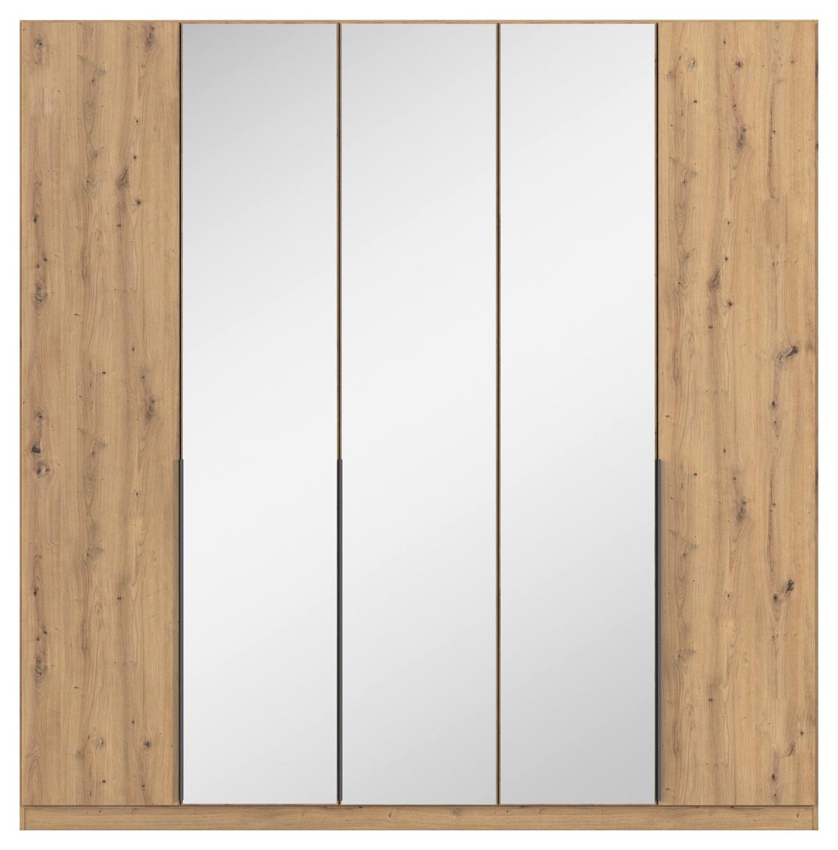 Drehtürenschrank Alabama Eiche Dekor B: 226 Cm - Eiche Artisan, MODERN, Holzwerkstoff (226/229/54cm) - Rauch Möbel