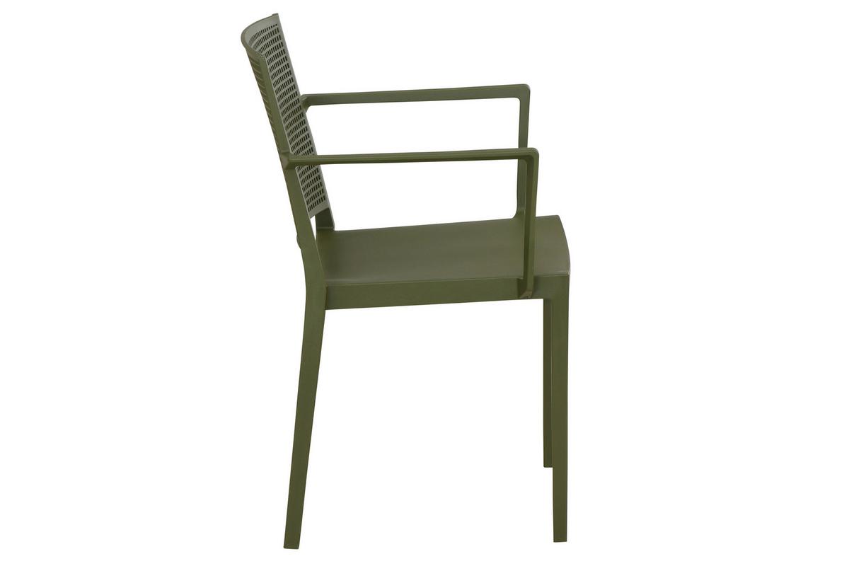 Stapelstuhl T20098 - Grün, Basics, Kunststoff (46/80/56cm) - Siena Garden