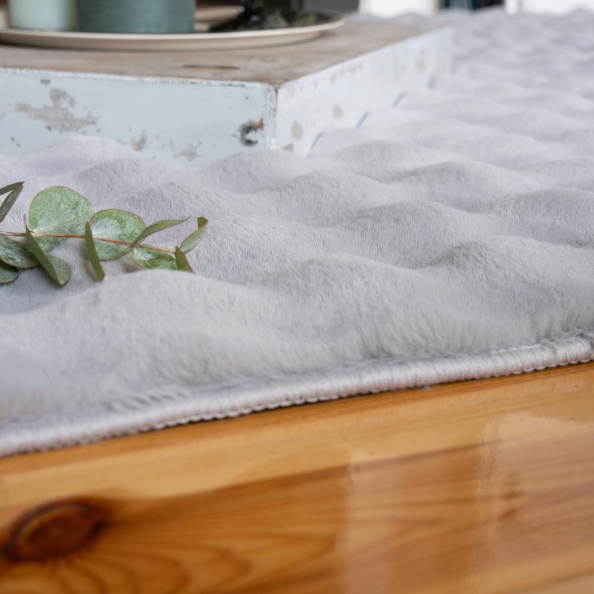 Teppich My Aspen - Silberfarben, KONVENTIONELL, Textil (40/60cm) - Obsession