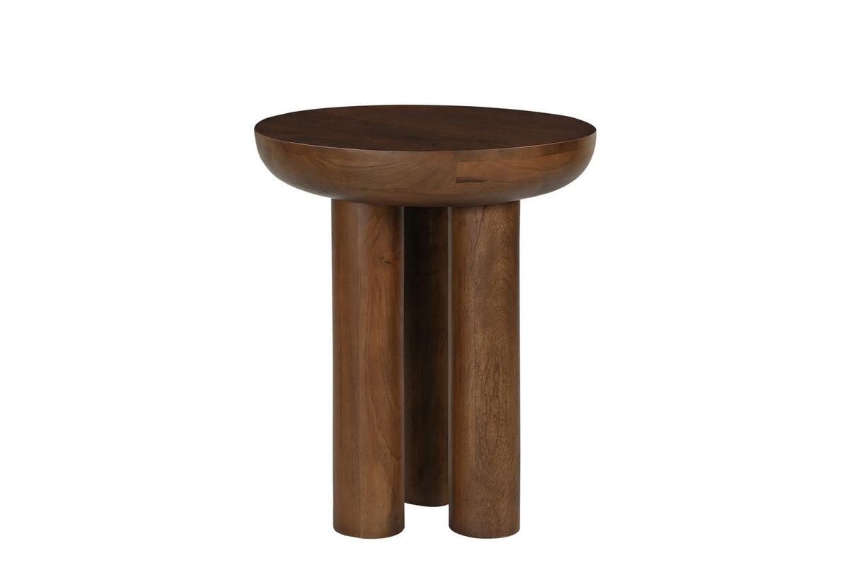 Beistelltisch Braun B: 50 cm - Braun, Design, Holz (50/50/60cm) - MID.YOU