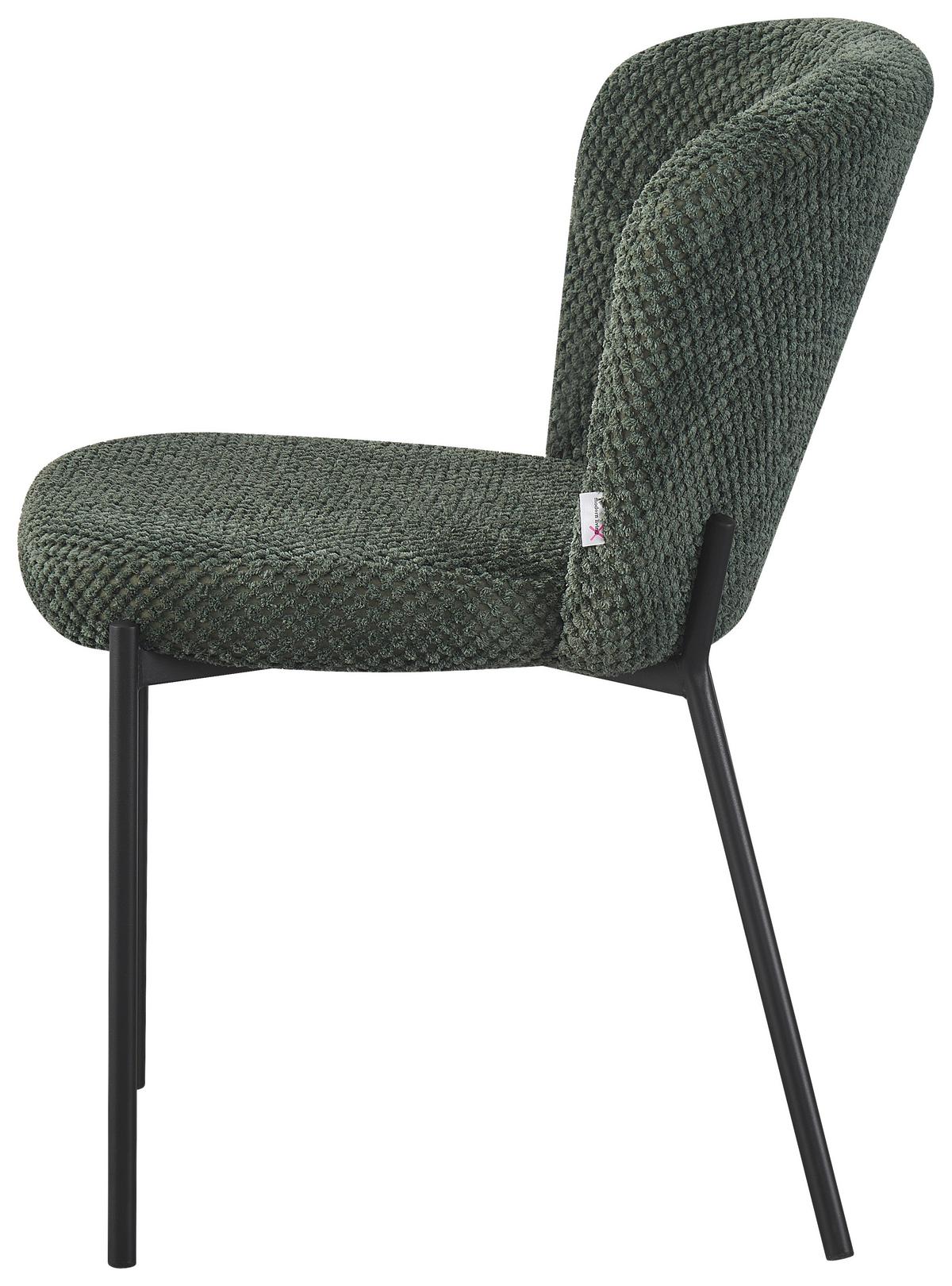 ŽIDLE EMILY - černá/zelená, Lifestyle, kov/dřevo (55/79/59cm) - Mömax