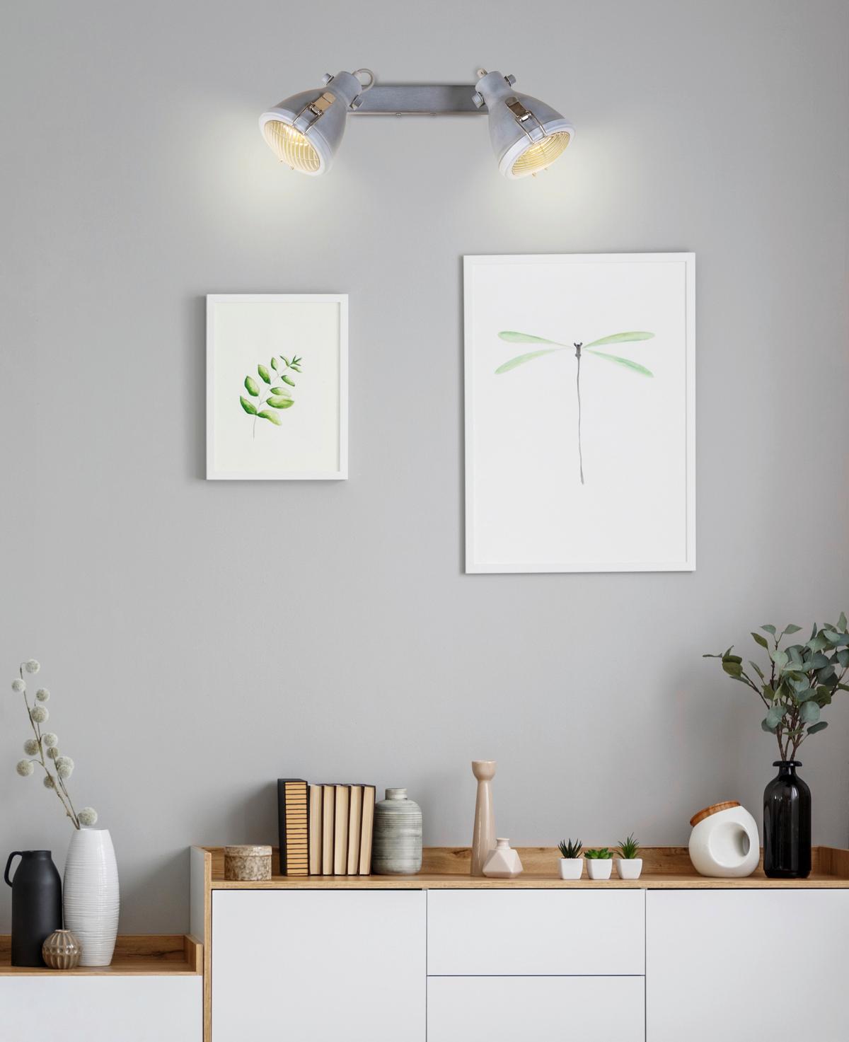 Strahler 92-71118 Crodo - Grau, Trend, Metall (45/11/19cm)