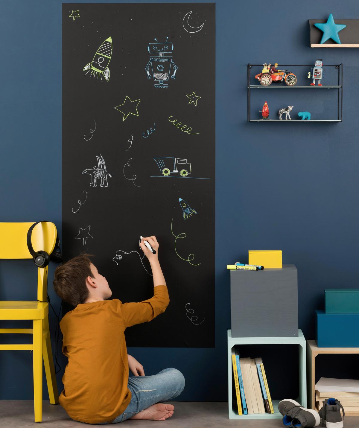 Klebefolie Schwarz 67,5x150 Cm - Schwarz, Basics (67,5/150cm)