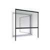 Fliegengitter Fenster 160x160 Cm Anthrazit Ohne Bohren - Anthrazit, Basics (160/160cm)